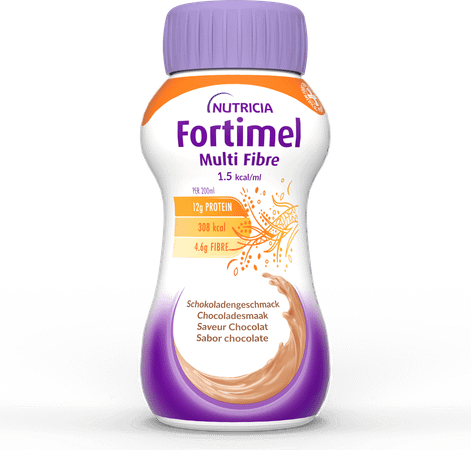 Fortimel Multifiber 1.5Kcal Chocolade 4 x 200 ml