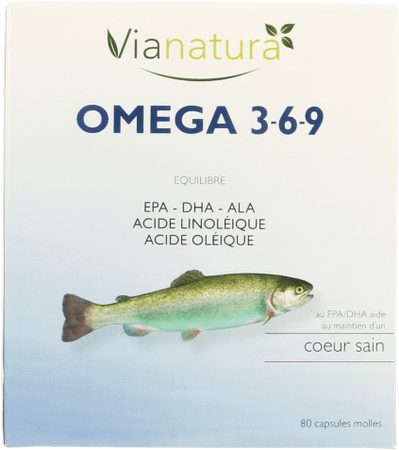 Via Natura Omega 3-6-9 SoftCapsule 80  -  Ocebio