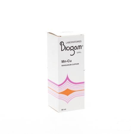 Biogam Mn-cu Flacon 60 ml  -  Sterop