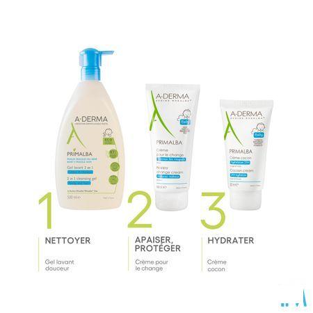 Aderma Primalba Gel Lavant 2en1 500 ml  -  Aderma
