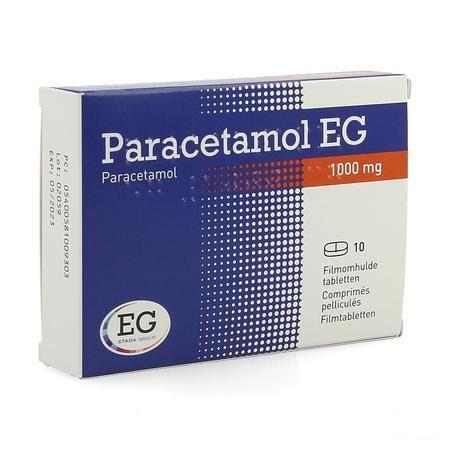 Paracetamol Eg 1000Mg Filmomh Tabl 10  -  EG