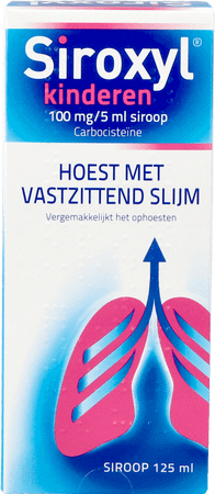 Siroxyl Sirop Enfants/kinderen 125 ml 100 mg/5 ml  -  Melisana
