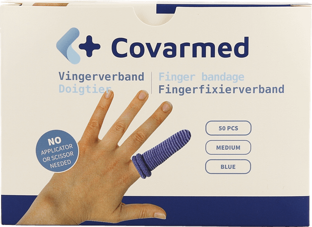 Finger Bob Medium Blauw 50 Covarmed