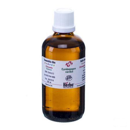 Cymbopogon Nardus Herba Helv. Essentiele Olie 100 ml