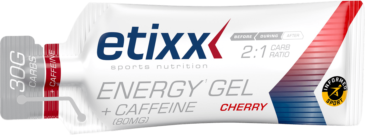 Etixx Energy Gel Caffeine Cherry 12X40 ml  -  Ceres Pharma