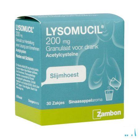 Lysomucil 200 Gran Zakjes 30 X 200 mg