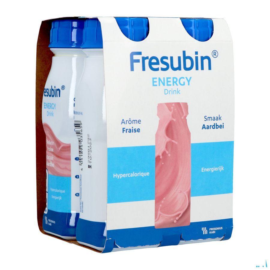 Fresubin Energy Drink 200 ml Fraise/aardbei  -  Fresenius