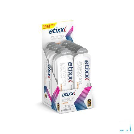 Etixx Isotonic Energy Gel Orange 12x60 ml 