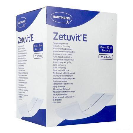 Zetuvit E 10x10cm St. 25 P/s  -  Hartmann