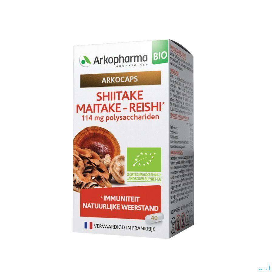 Arkogelules Shiitake Maitake Reishi Bio Caps 40