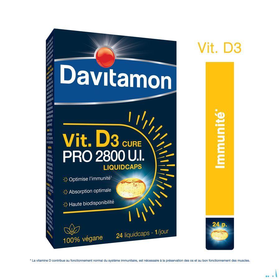 Davitamon Vegan Vit.D3 2800Iu 24 Caps Be  -  Perrigo
