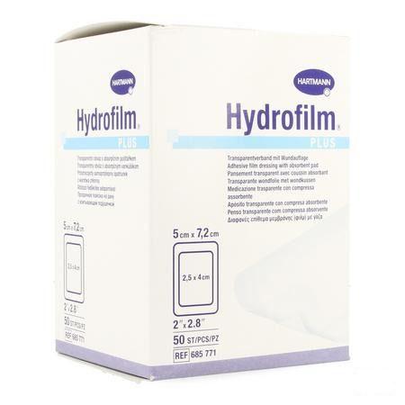 Hydrofilm Plus 5x7,2cm 50 P/s  -  Hartmann
