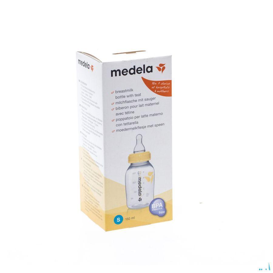 Medela Fles Moedermelk Plast Met Speen Slow Flow  -  Medela