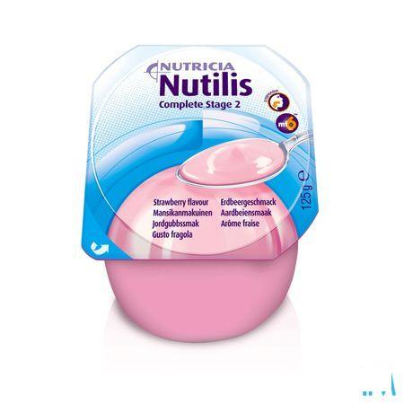 Nutilis Complete Stage 2 Aardbei Flacon 4x125 ml  -  Nutricia