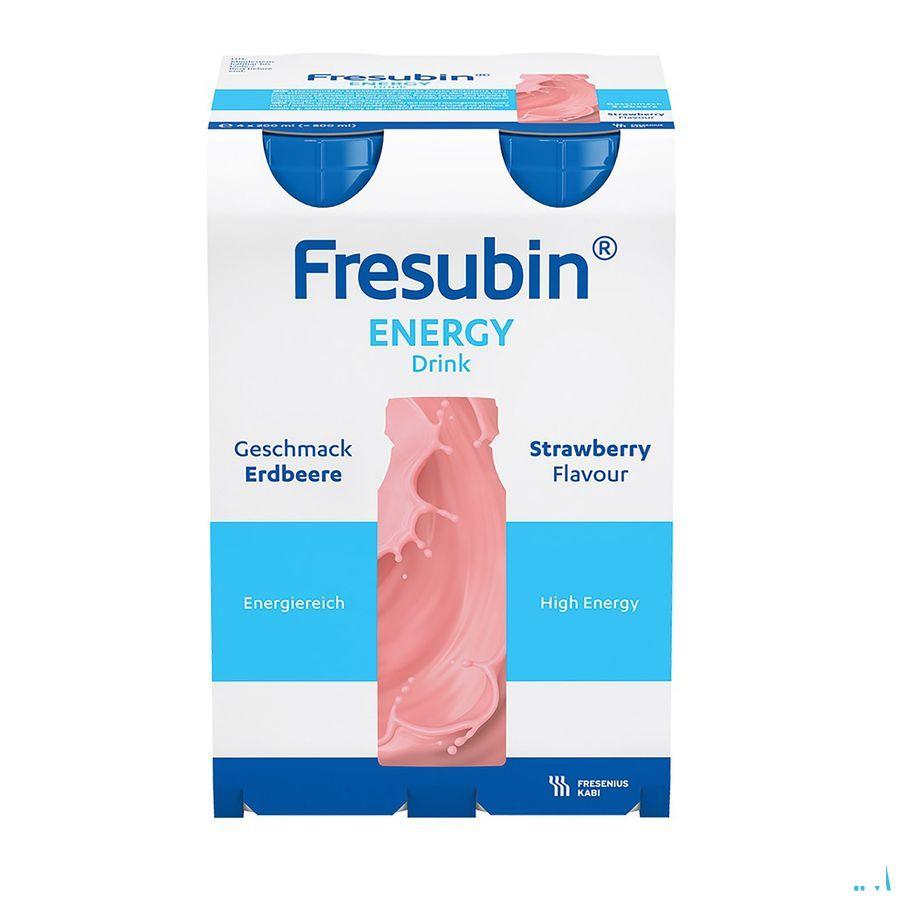 Fresubin Energy Drink Fraise Flacon 4x200 ml  -  Fresenius Fresubin Energy Drink Fraise Flacon 4x200 ml  -  Fresenius