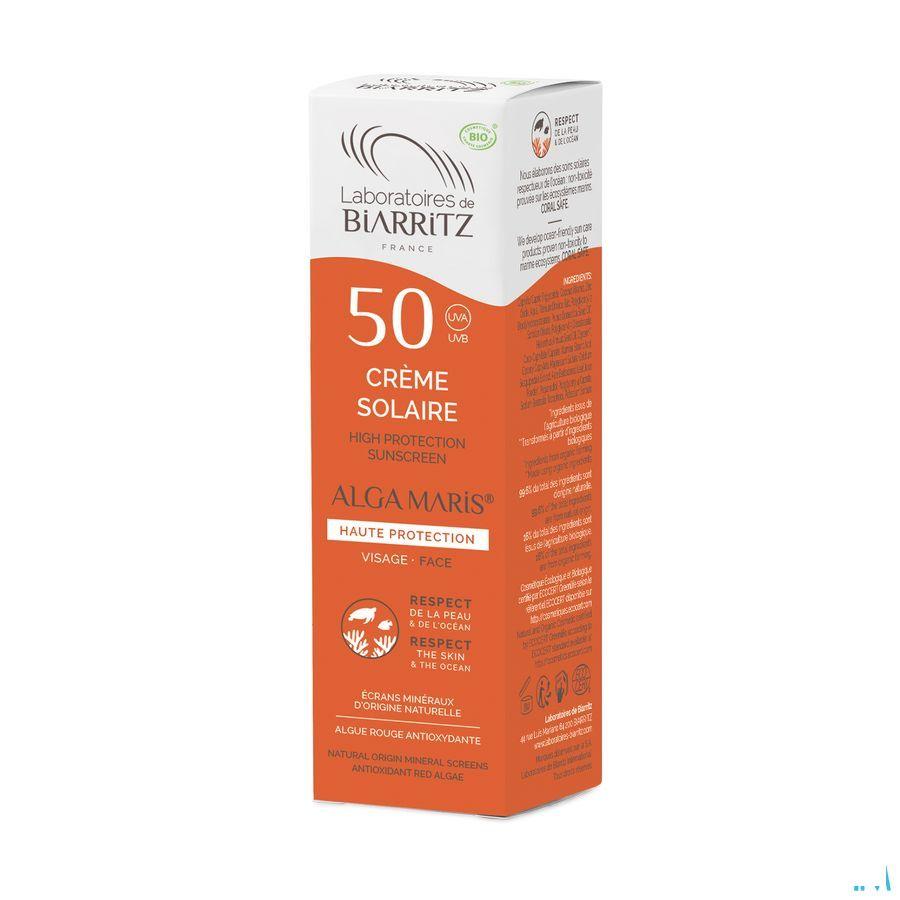 Alga Maris Zonnecreme Gezicht Ip50 50 ml  -  Lab. De Biarritz