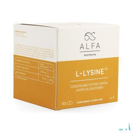 Alfa L-lysine 1000 mg Tabletten 45  -  Nutrifarma