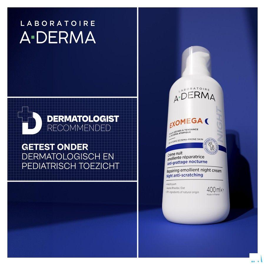 Aderma Exomega Control Herst. Emol. Nacht Cr 400 ml
