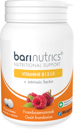 Barinutrics Vitamine B12 If Framboise Comprimes Croq 90  -  Metagenics