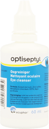 Optiseptyl Oogreiniger Steriel 60 ml  -  Ecuphar