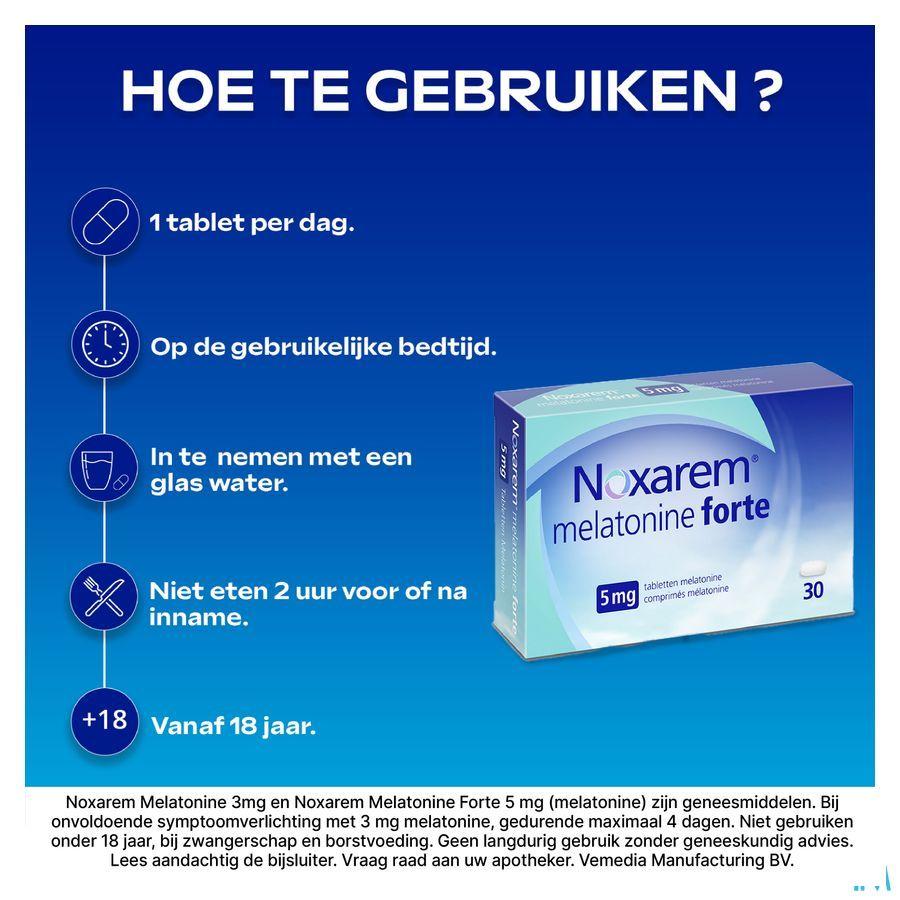Noxarem Melatonine Forte 5Mg Comp 30