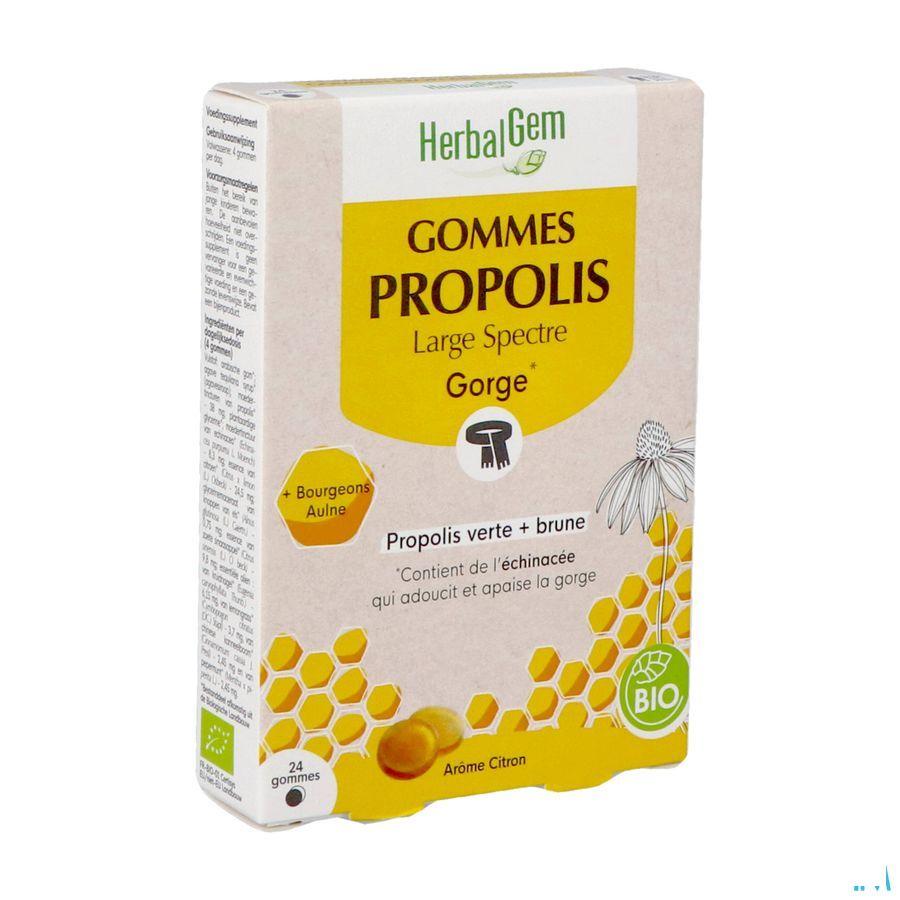 Herbalgem Propolis Breed Spectrum Bio Gommen 24  -  Herbalgem