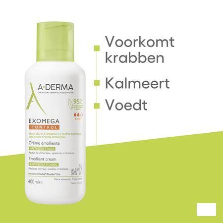 Aderma Exomega Control Creme Emolierend Tube 400 ml  -  Aderma