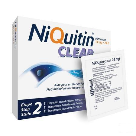 Niquitin Clear Patches 21 X 14 mg