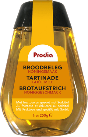 Prodia Broodbeleg Honingsmaak Squeezer 250 gr 6493  -  Revogan