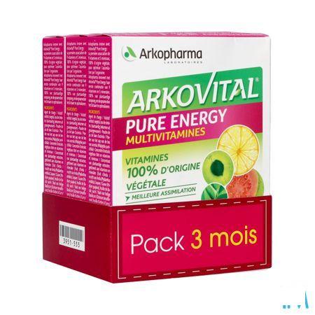 Arkovital Pure Energy 3maand Tabletten 3x30  -  Arkopharma