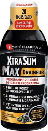 Xtraslim Max Draineur Zwarte Bes 500 ml