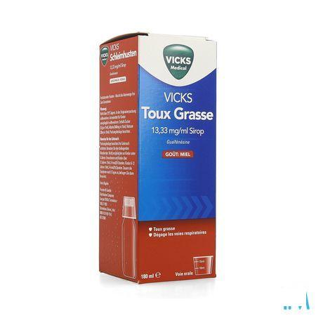 Vicks Expectorant Miel 13,33 mg/ml Sirop 180 ml
