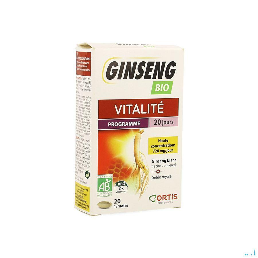 Ortis Ginseng Bio Tabletten 20  -  Ortis