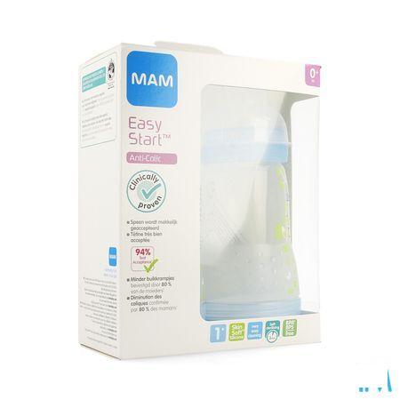 Mam Zuigfles Easy Start Anti colic 260 ml Jongen 2pack