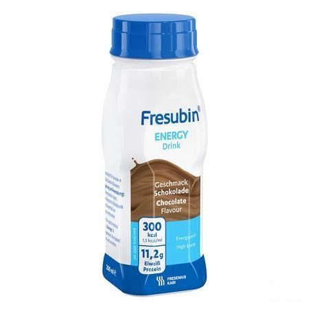 Fresubin Energy Drink Chocolat Flacon 4x200 ml  -  Fresenius