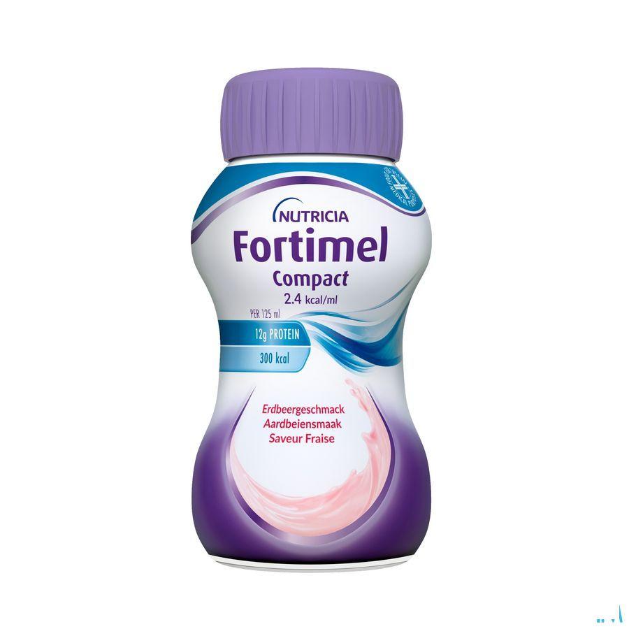 Fortimel Compact 2.4Kcal Aardbei 4X125 ml  -  Nutricia
