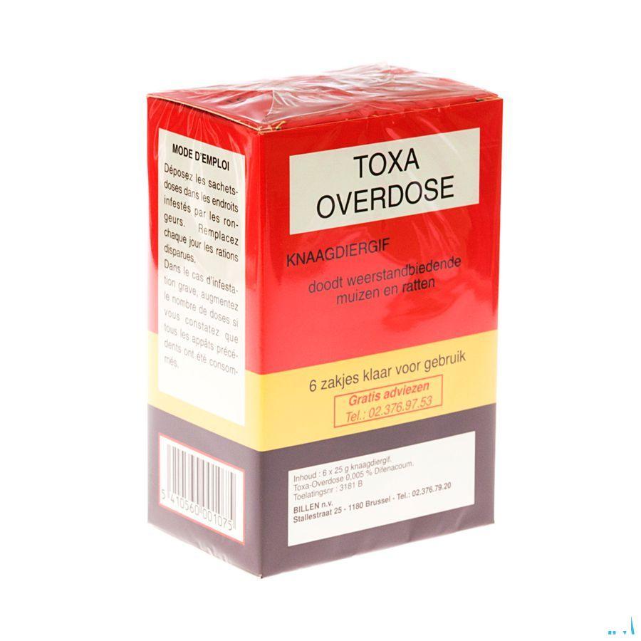 Toxa Overdose Souricide 6 X 25 gr