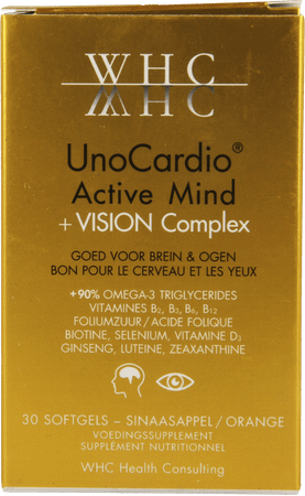 Unocardio Active Mind + Vision Complex Softgels 30