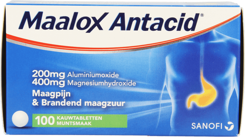 Maalox Antacid 200/400 Comprimes 100