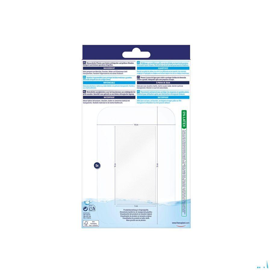 Hansaplast Aqua Protect Strips Ster 10 x 15Cm 3 xl 5