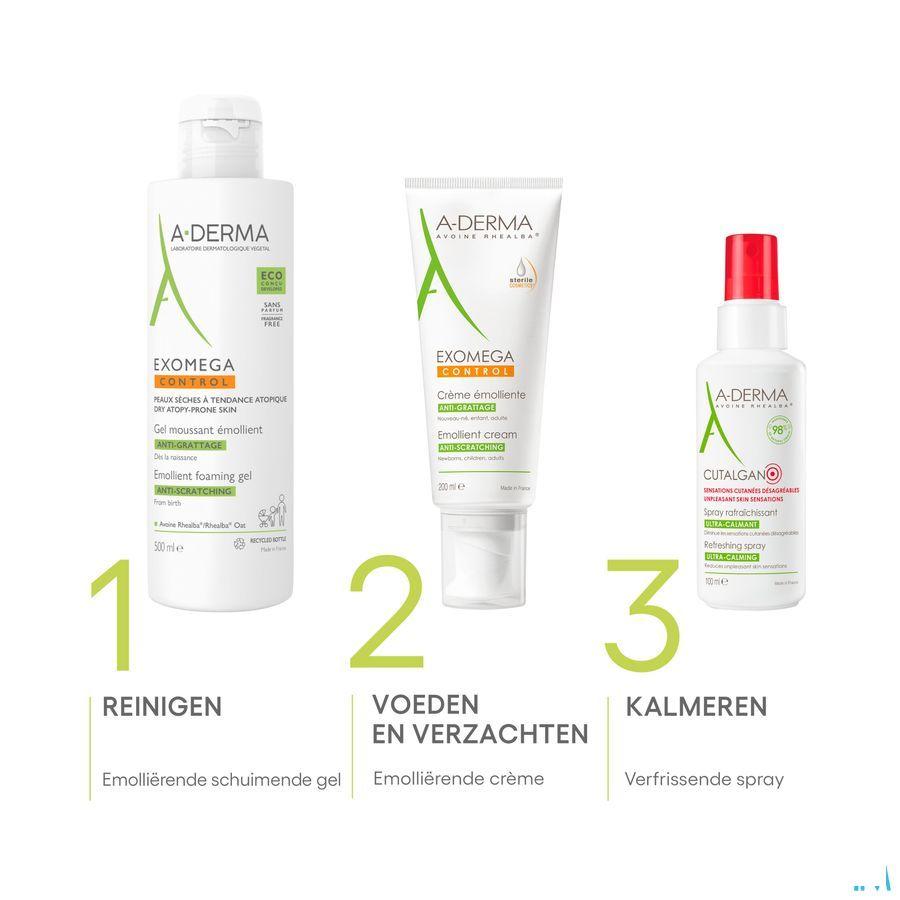 Aderma Exomega Control Emol. Schuimende Gel 200 ml  -  Aderma Benelux