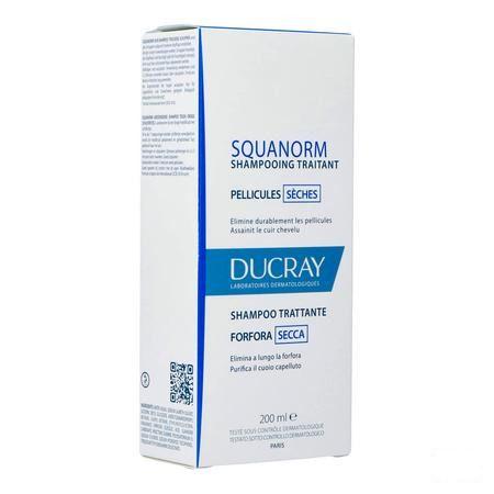 Ducray Squanorm Shampoo Droge Schilfers 200  ml Nf