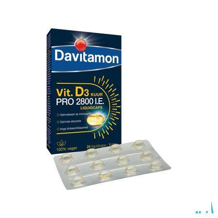 Davitamon Vegan Vit.D3 2800Iu 24 Caps Be  -  Perrigo