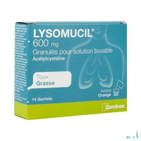 Lysomucil 600 Gran Zakjes 14 X 600 mg