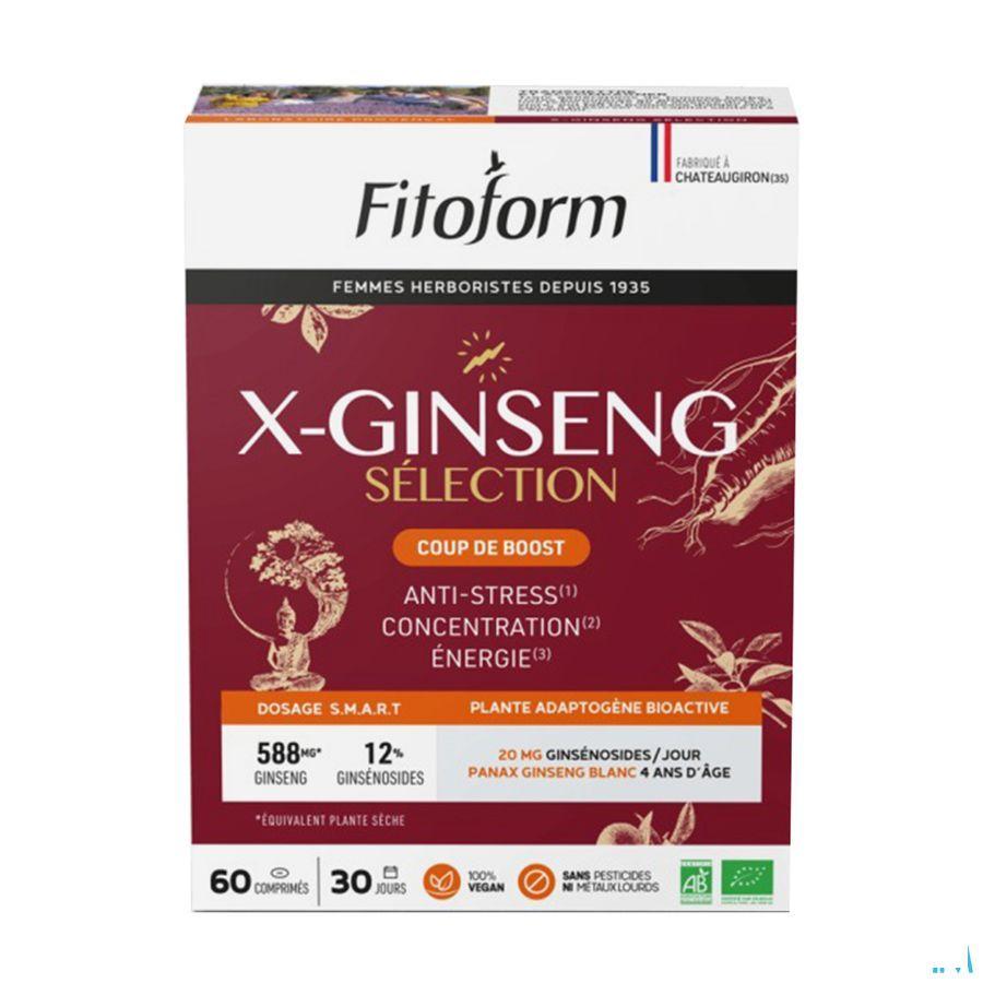 Ginseng Tabletten 60 Fitoform  -  Bioholistic Diffusion