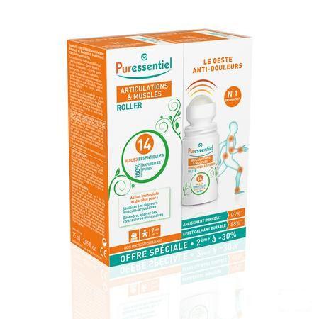 Puressentiel Articulation Roller 14 Huile Essentielle 2x75 ml  -  Puressentiel