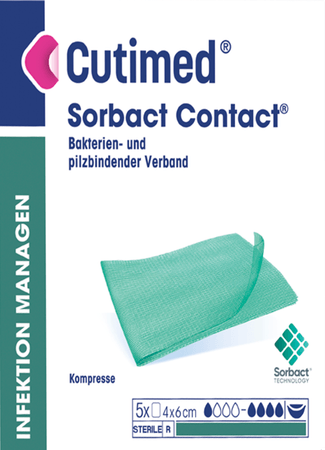 Cutimed Sorbact Contact Cp 7X9Cm 5