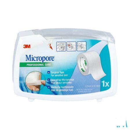 Micropore 3m 25,0mmx9,1m Nieuwe Dispenser 1530p-1d  -  3M