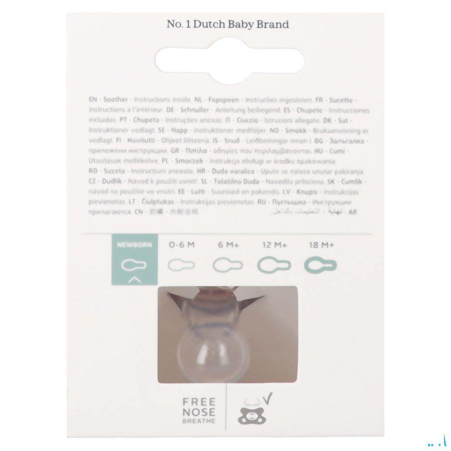 Difrax Fopspeen Natural Newborn Uni/Pure Assorti