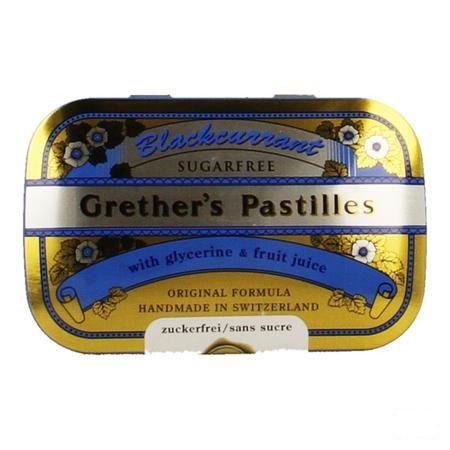 Grether's Pastilles Blackcurrant Ss Dragee 60 gr  -  Melisana